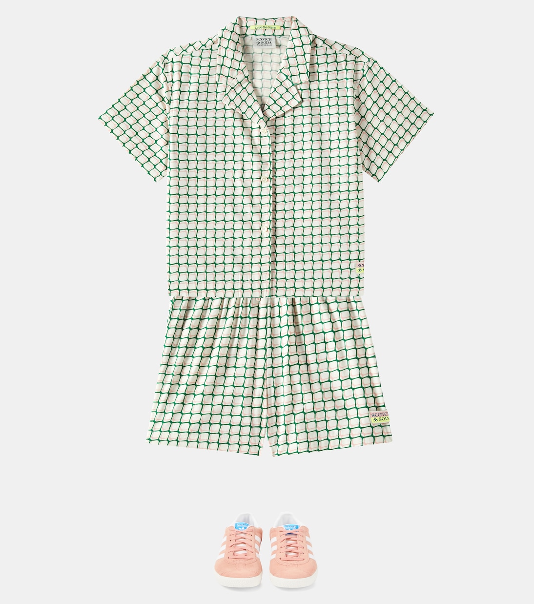 Printed cotton-blend top | Scotch & Soda Kids