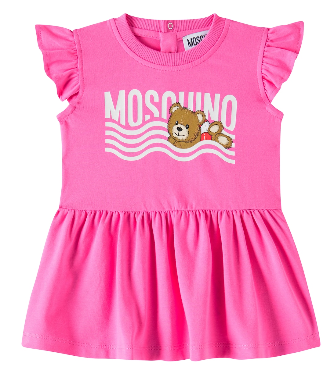 Bébé – Robe en coton mélangé | Moschino Kids