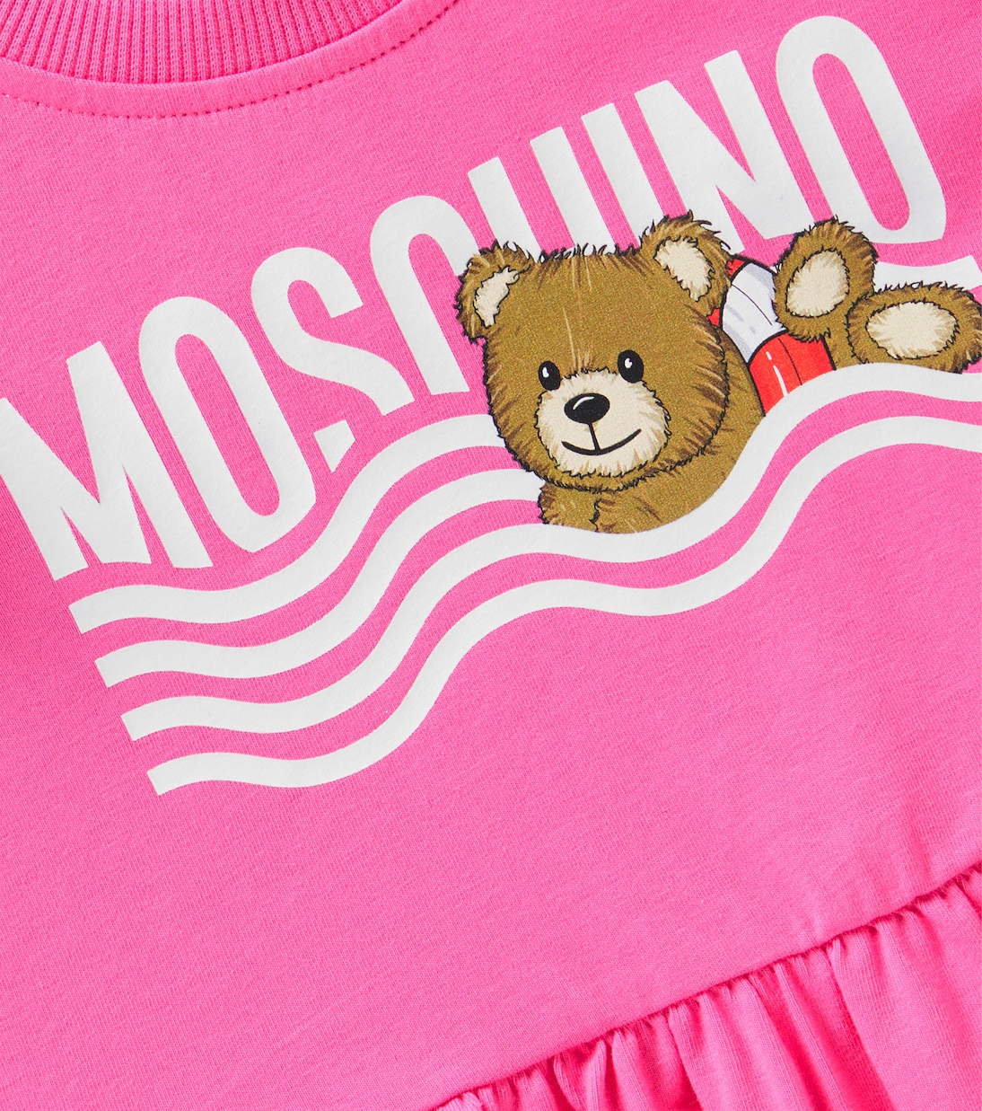 Bébé – Robe en coton mélangé | Moschino Kids