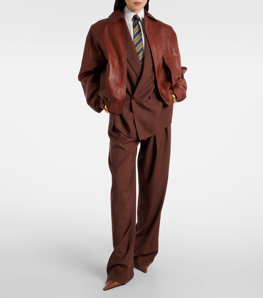 Camicia Cassandre in popeline di cotone | Saint Laurent