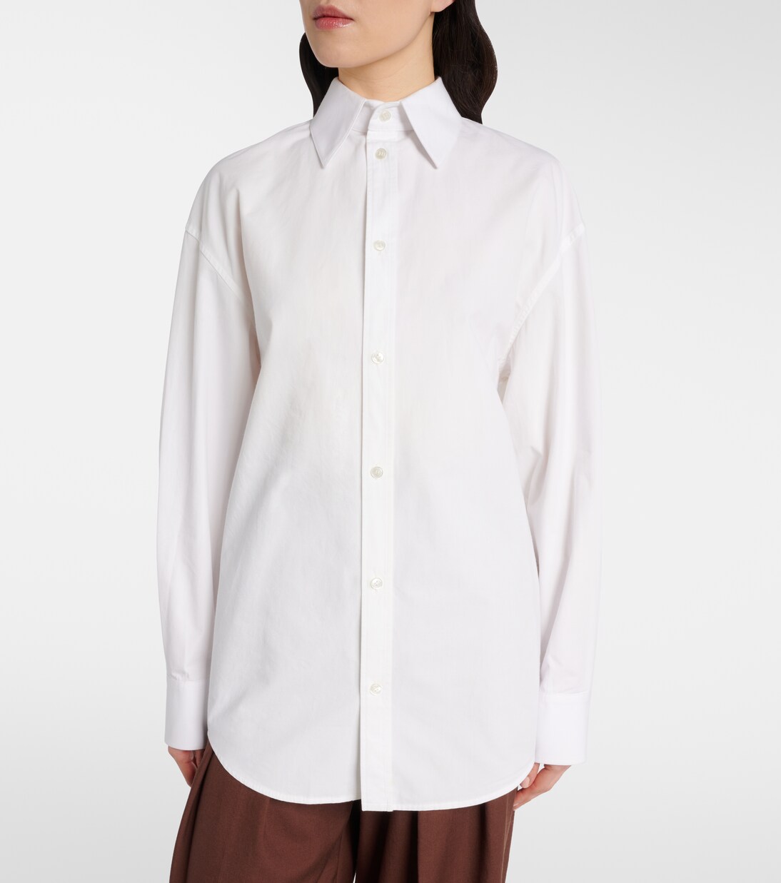 Camicia Cassandre in popeline di cotone | Saint Laurent