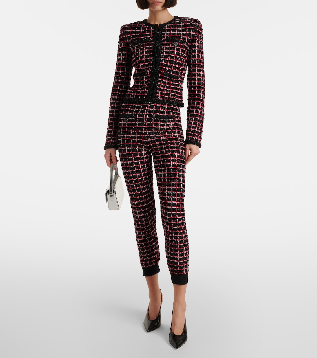 Robe midi en tweed | Self-Portrait