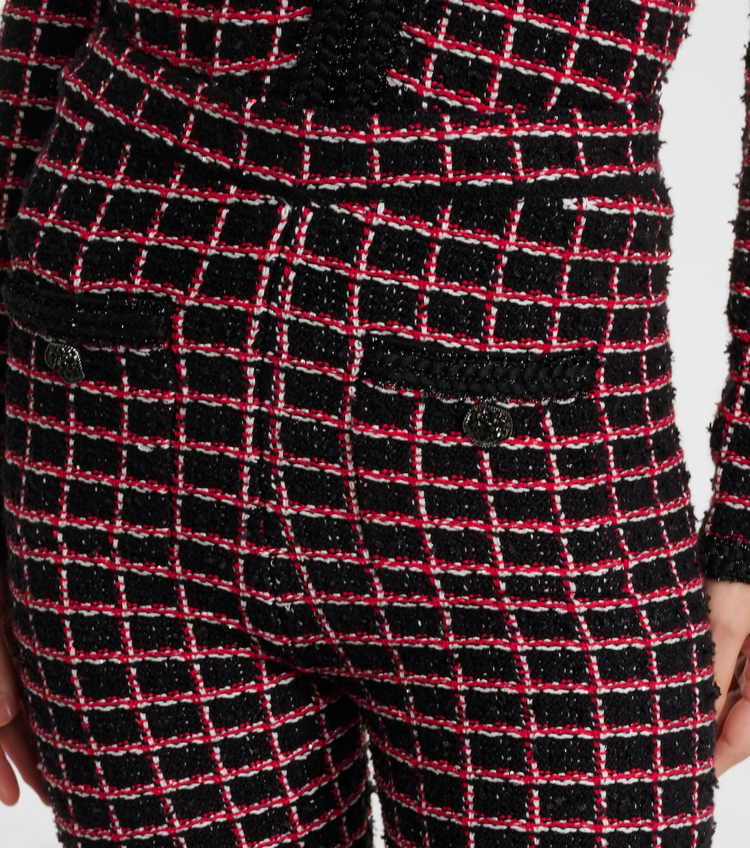 Robe midi en tweed | Self-Portrait