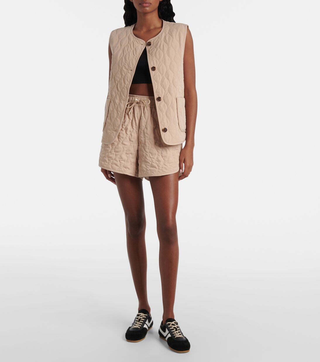 Catrine quilted twill shorts | Varley