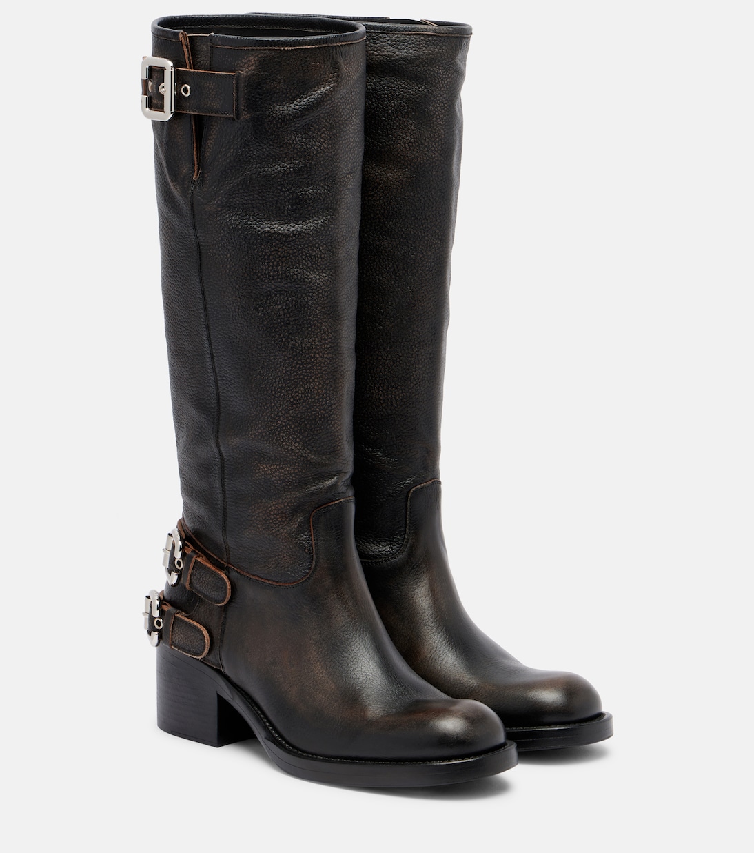 Botas biker altas Dakota de piel | Chloé