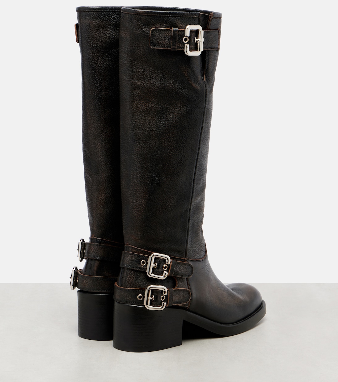 Botas biker altas Dakota de piel | Chloé