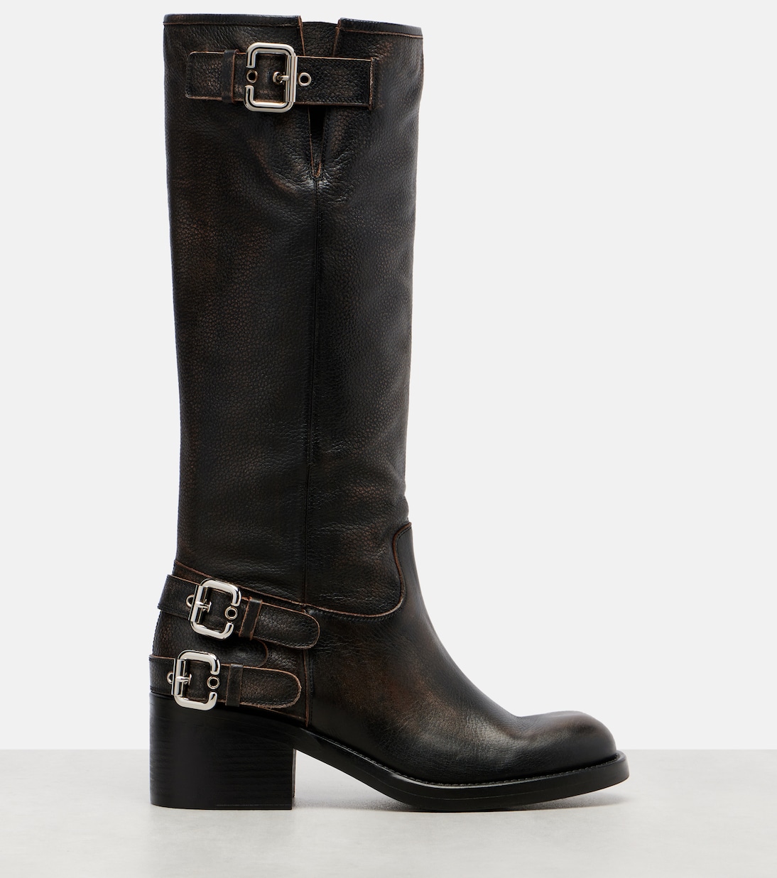 Botas biker altas Dakota de piel | Chloé