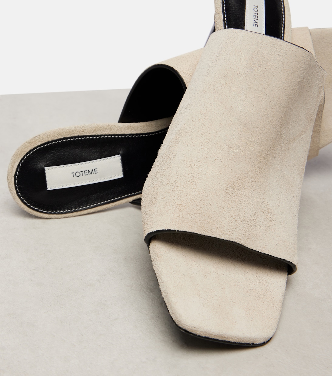 Suede mules | Toteme