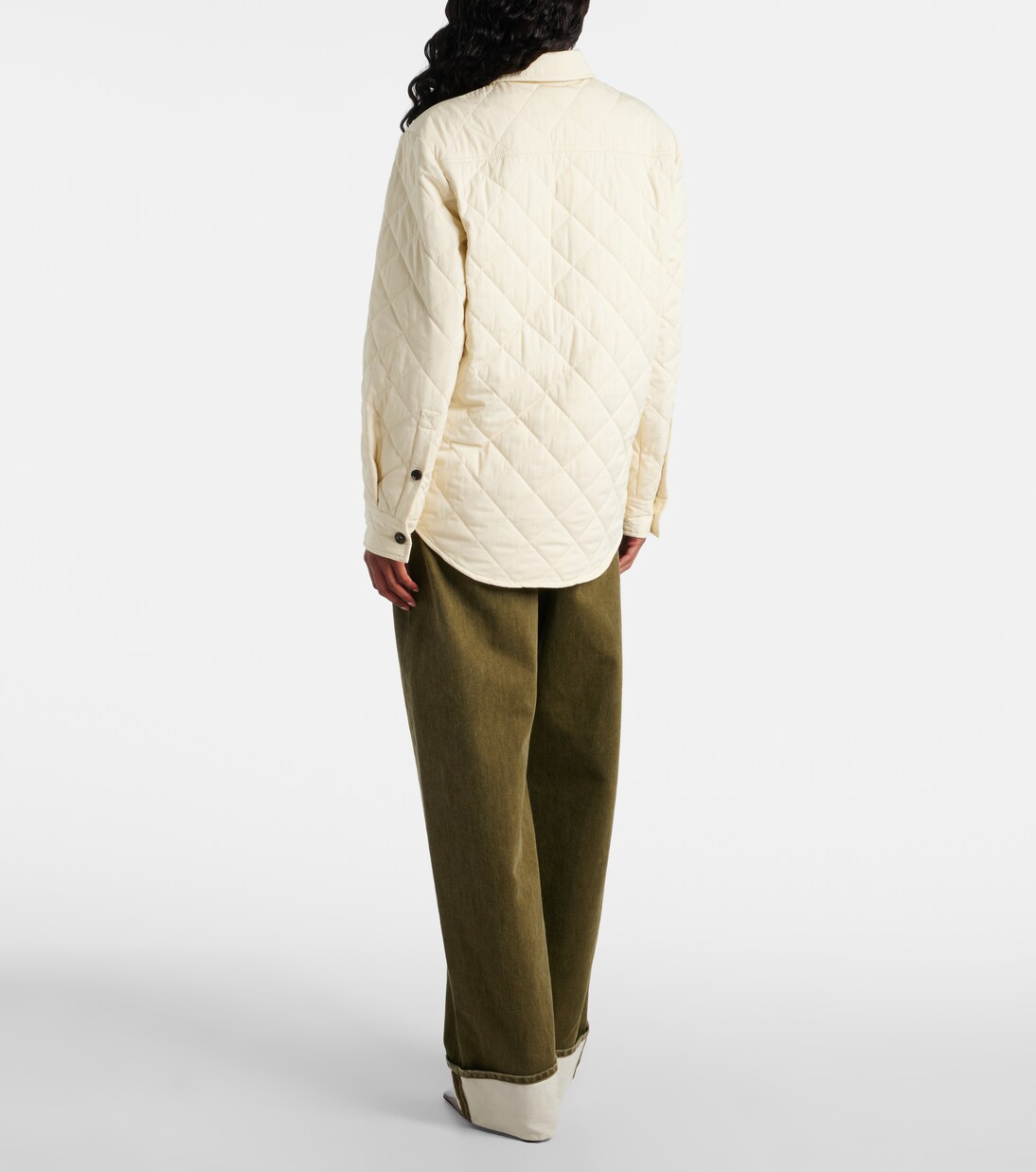 Surchemise matelassée en coton mélangé | Bottega Veneta