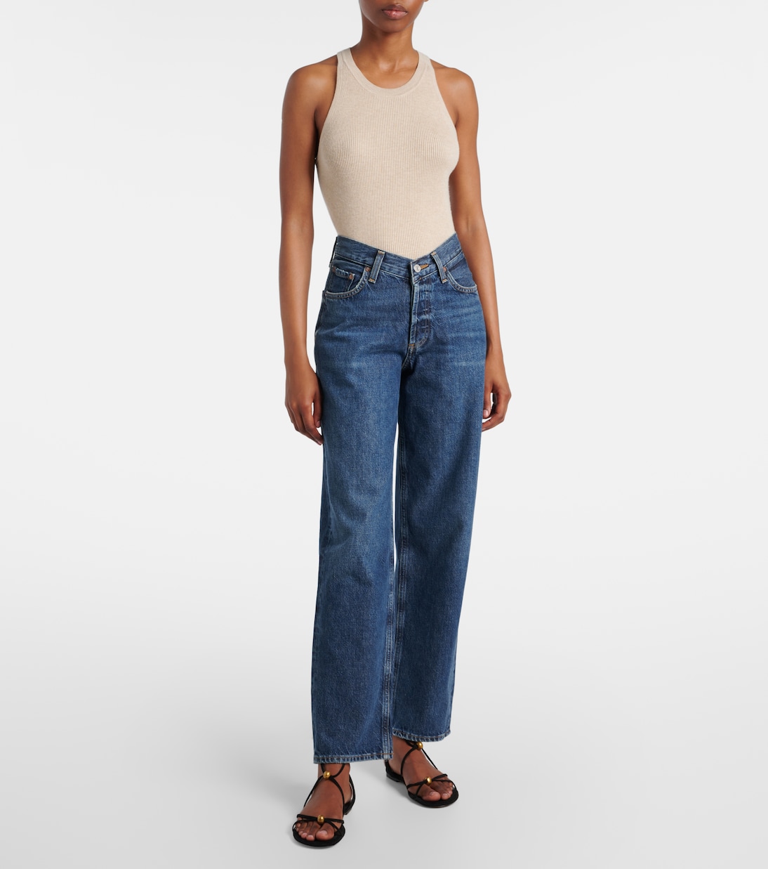 Straight Jeans V-Waist Baggy  | Agolde
