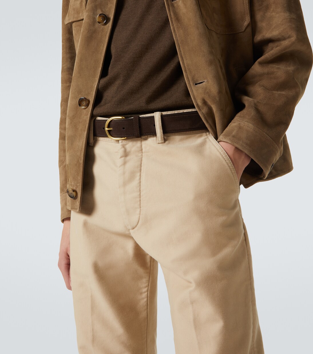 Suede belt | George Cleverley