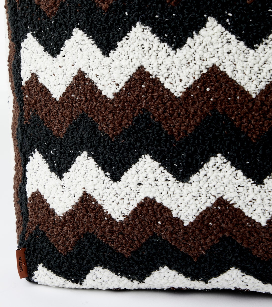 Pouf Riccio aus Bouclé | Missoni