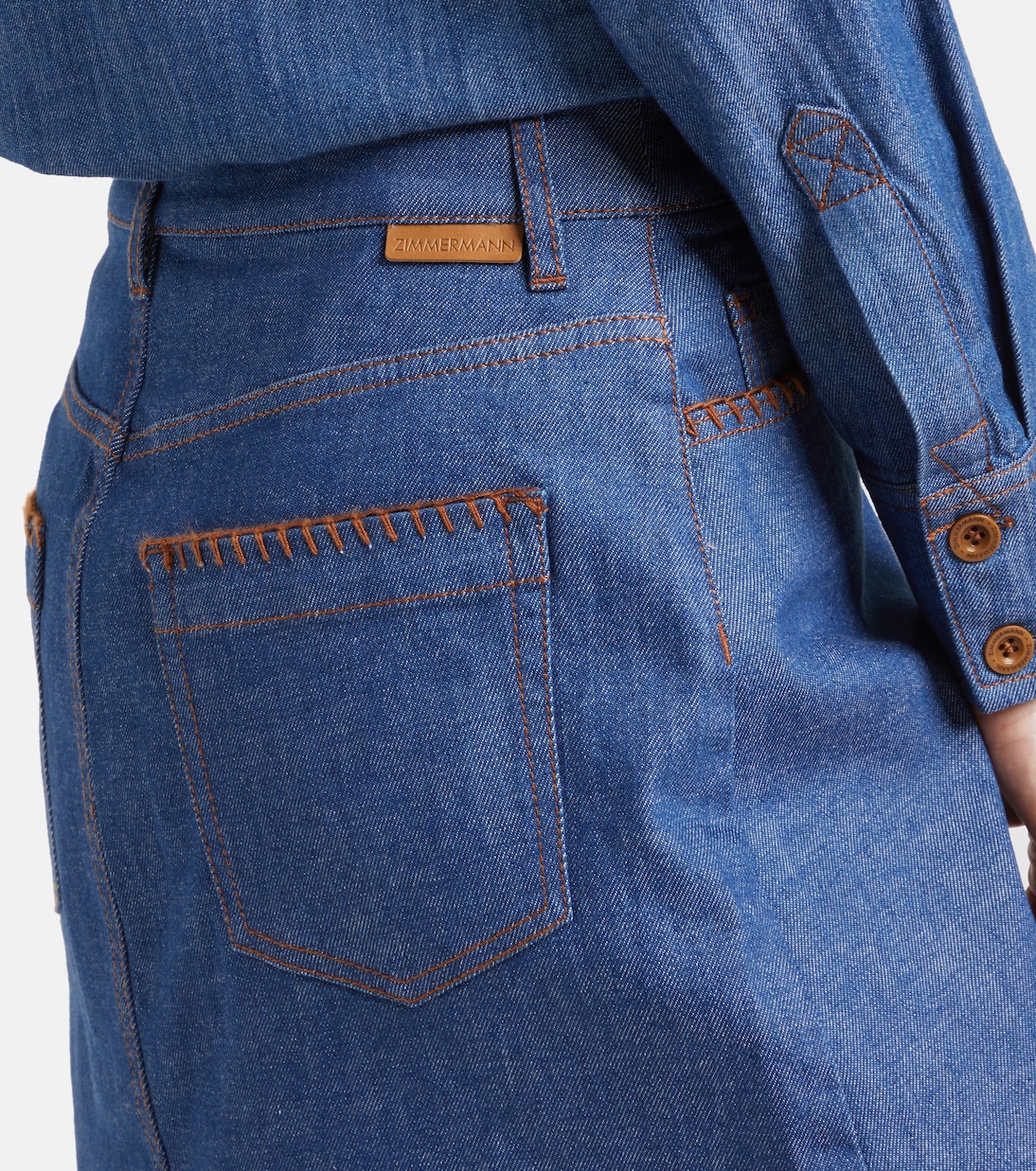 Ascension denim miniskirt | Zimmermann