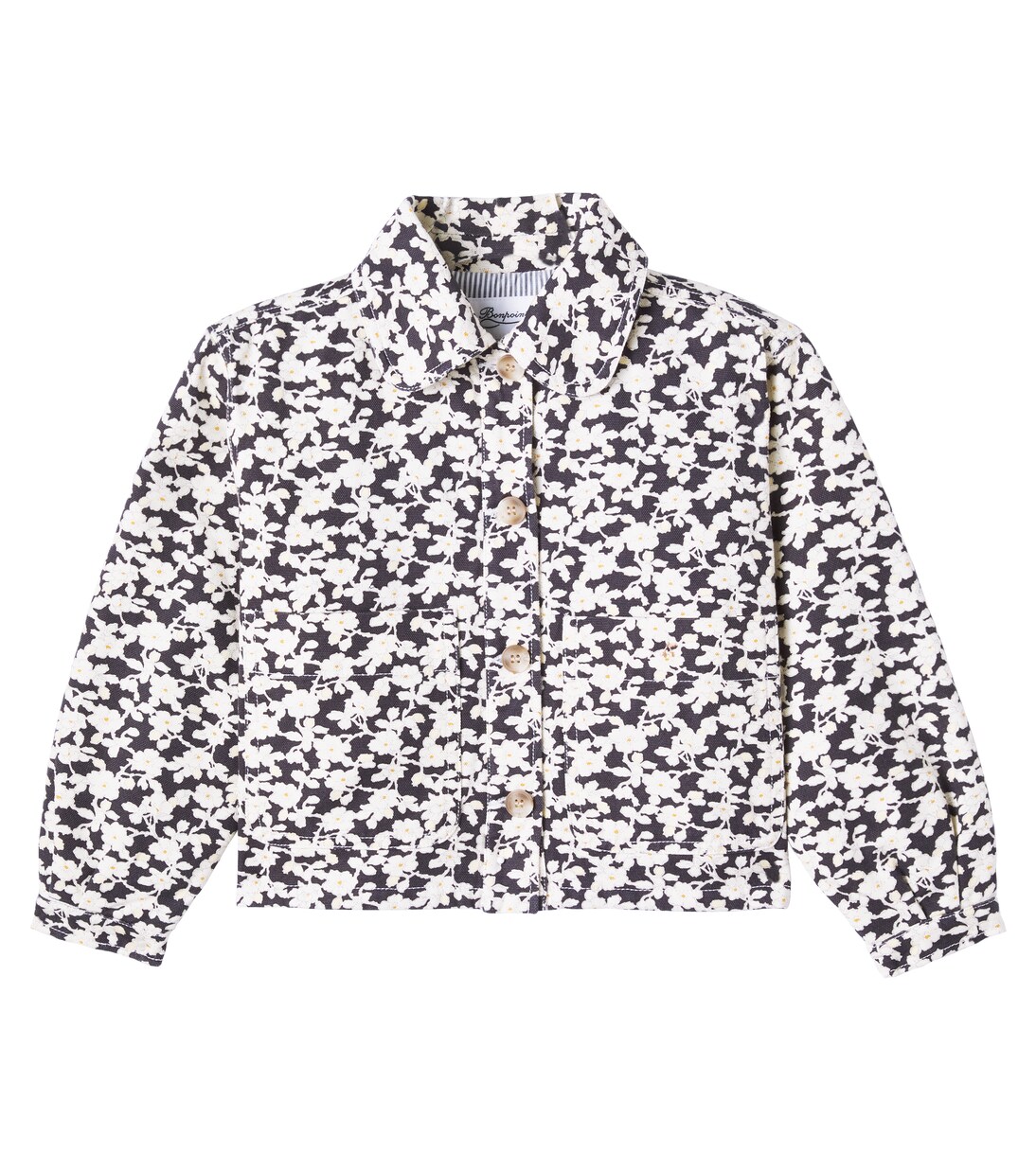 Jalia floral cotton jacket | Bonpoint