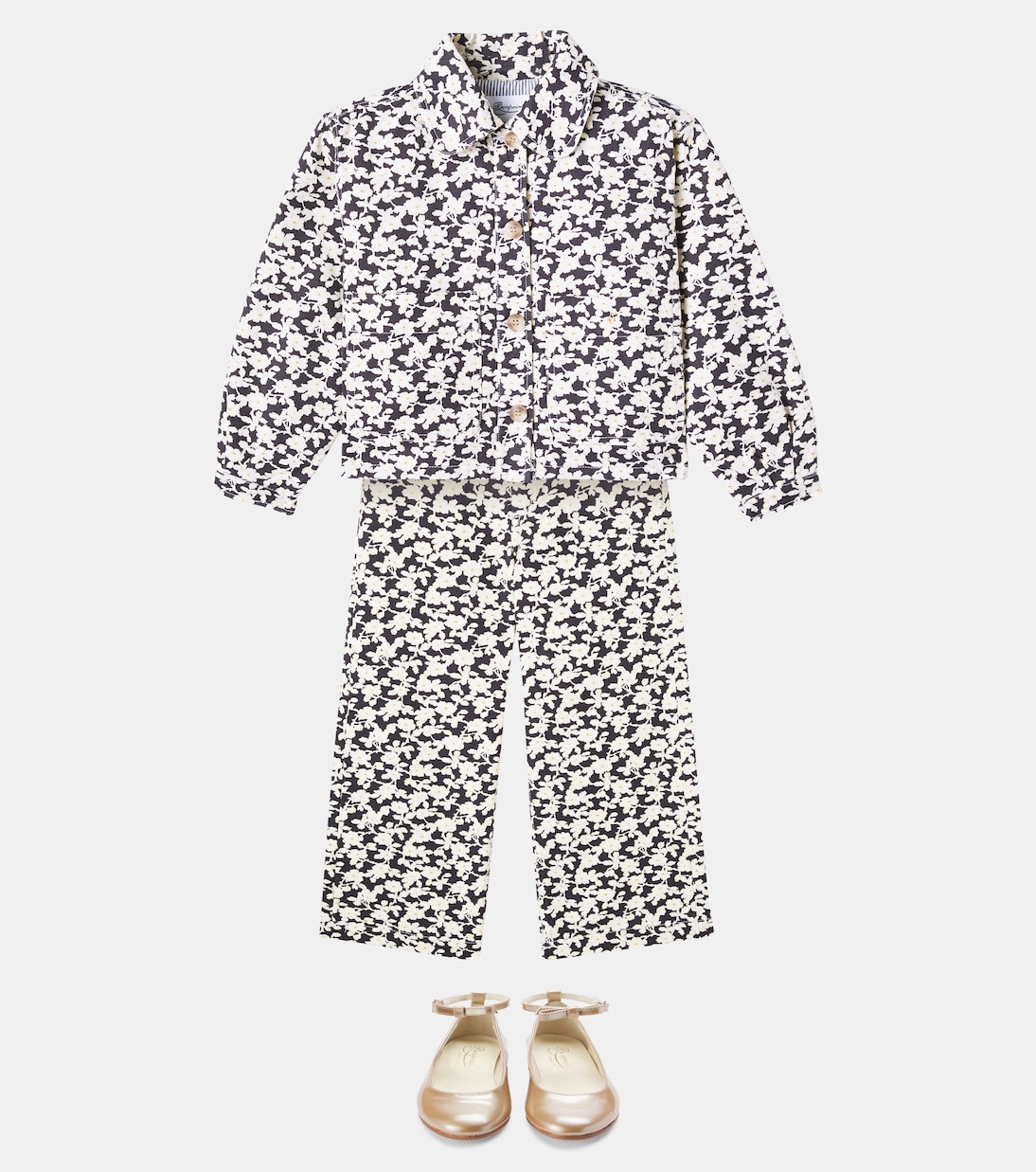 Jalia floral cotton jacket | Bonpoint