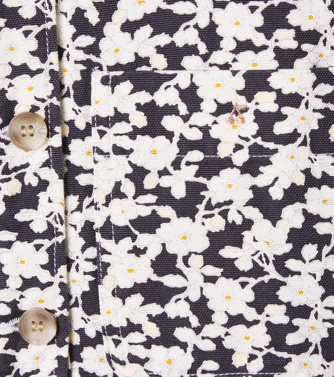Jalia floral cotton jacket | Bonpoint