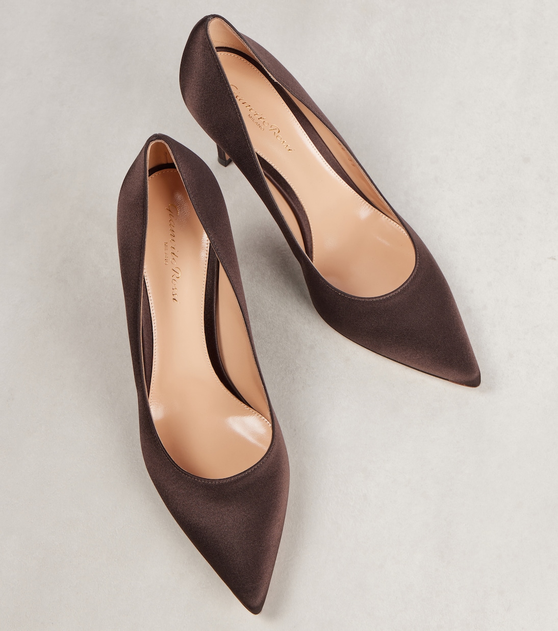 Escarpins Gianvito 85 en satin | Gianvito Rossi