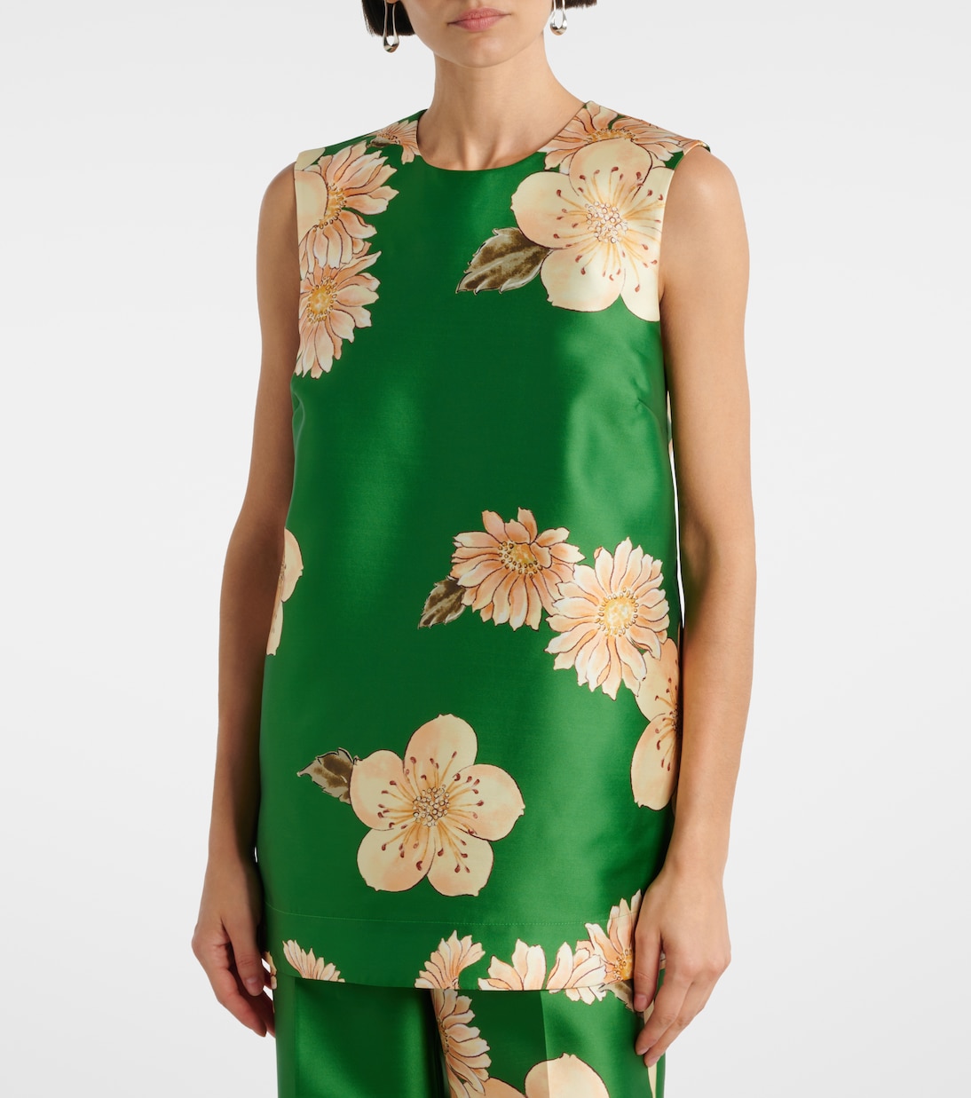 Bedrucktes Top Sage | Alémais