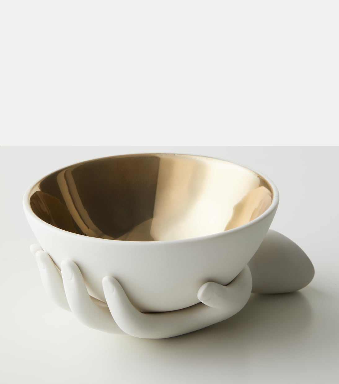 Eve gold-plated porcelain bowl | Jonathan Adler