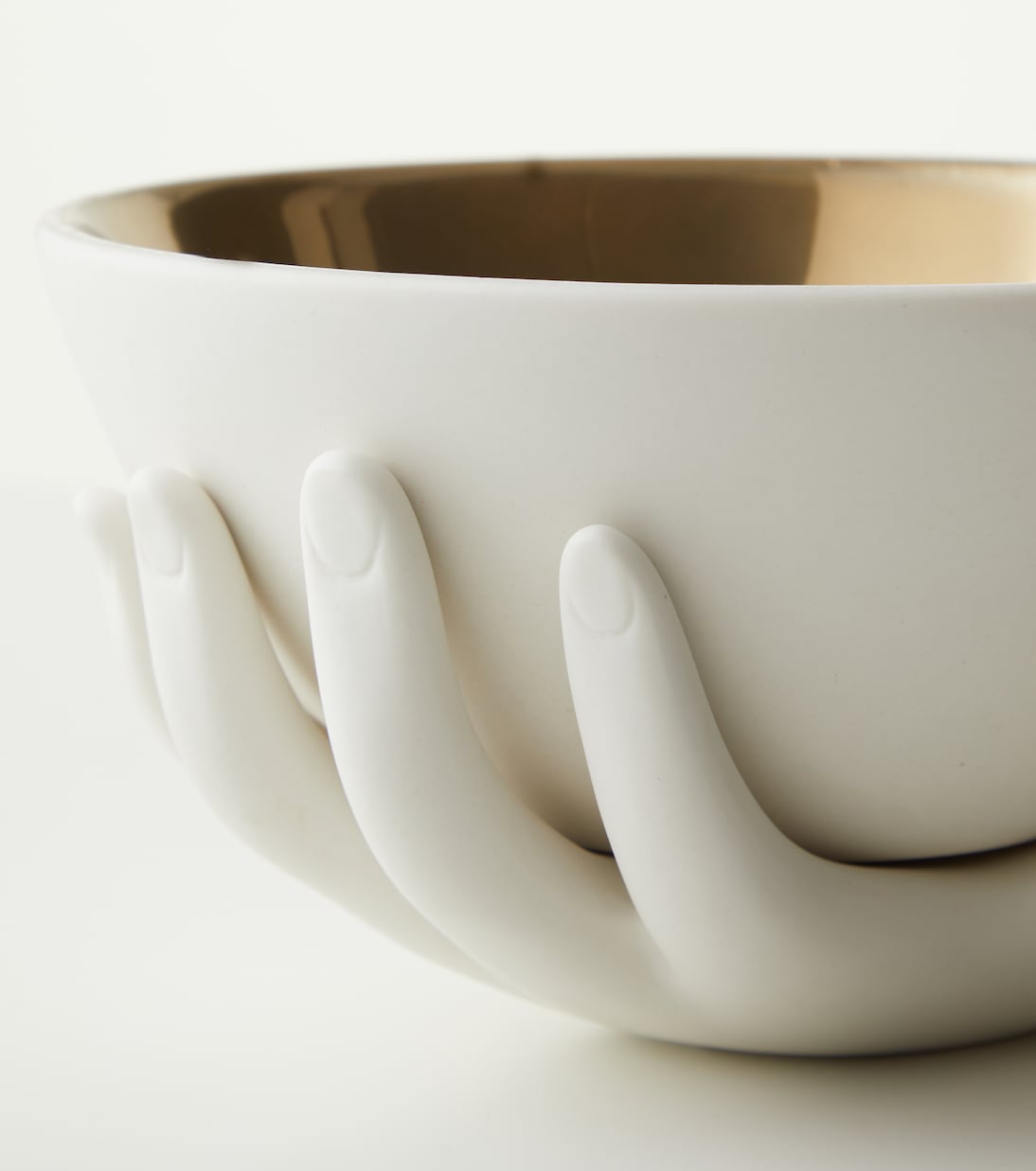 Eve gold-plated porcelain bowl | Jonathan Adler