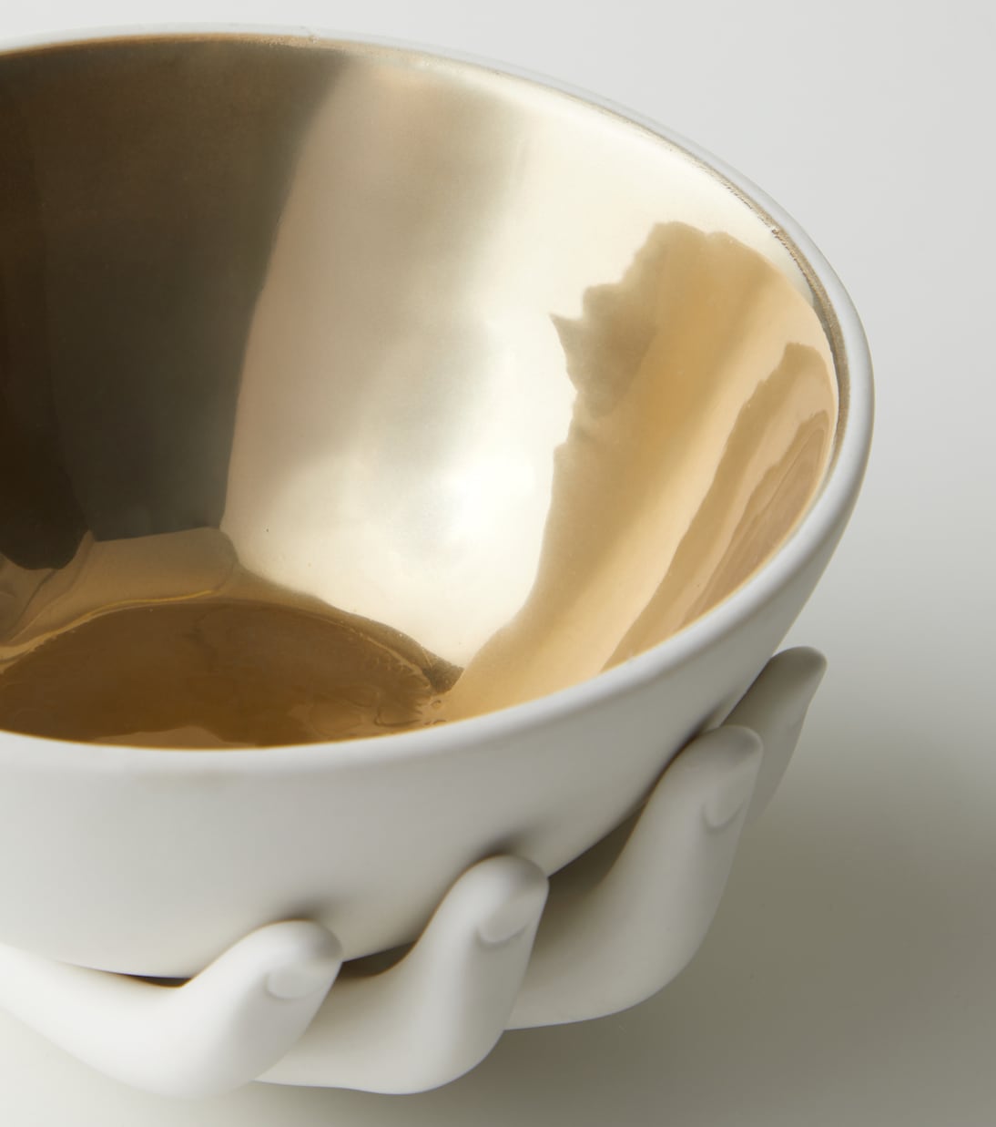 Eve gold-plated porcelain bowl | Jonathan Adler