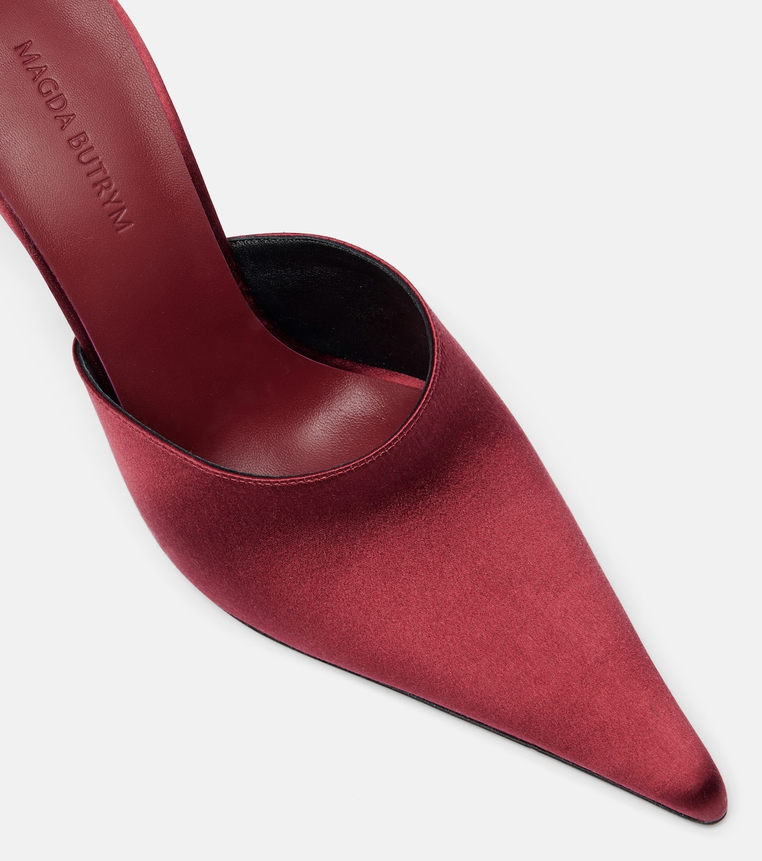 Verzierte Mules aus Satin | Magda Butrym