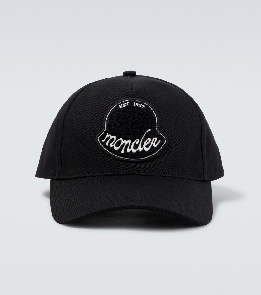 Logo cotton gabardine baseball cap | Moncler