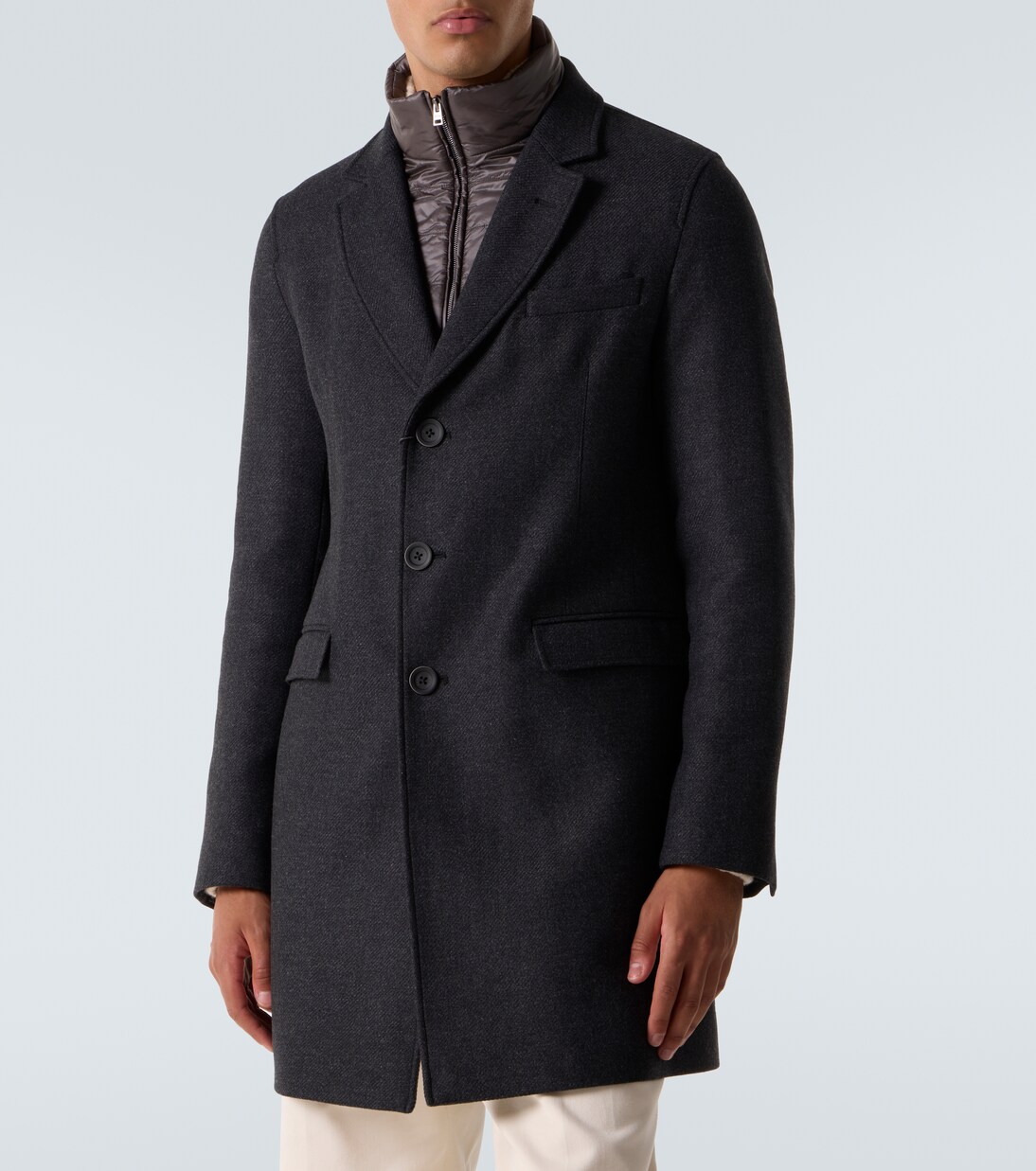 Wool-blend coat | Herno