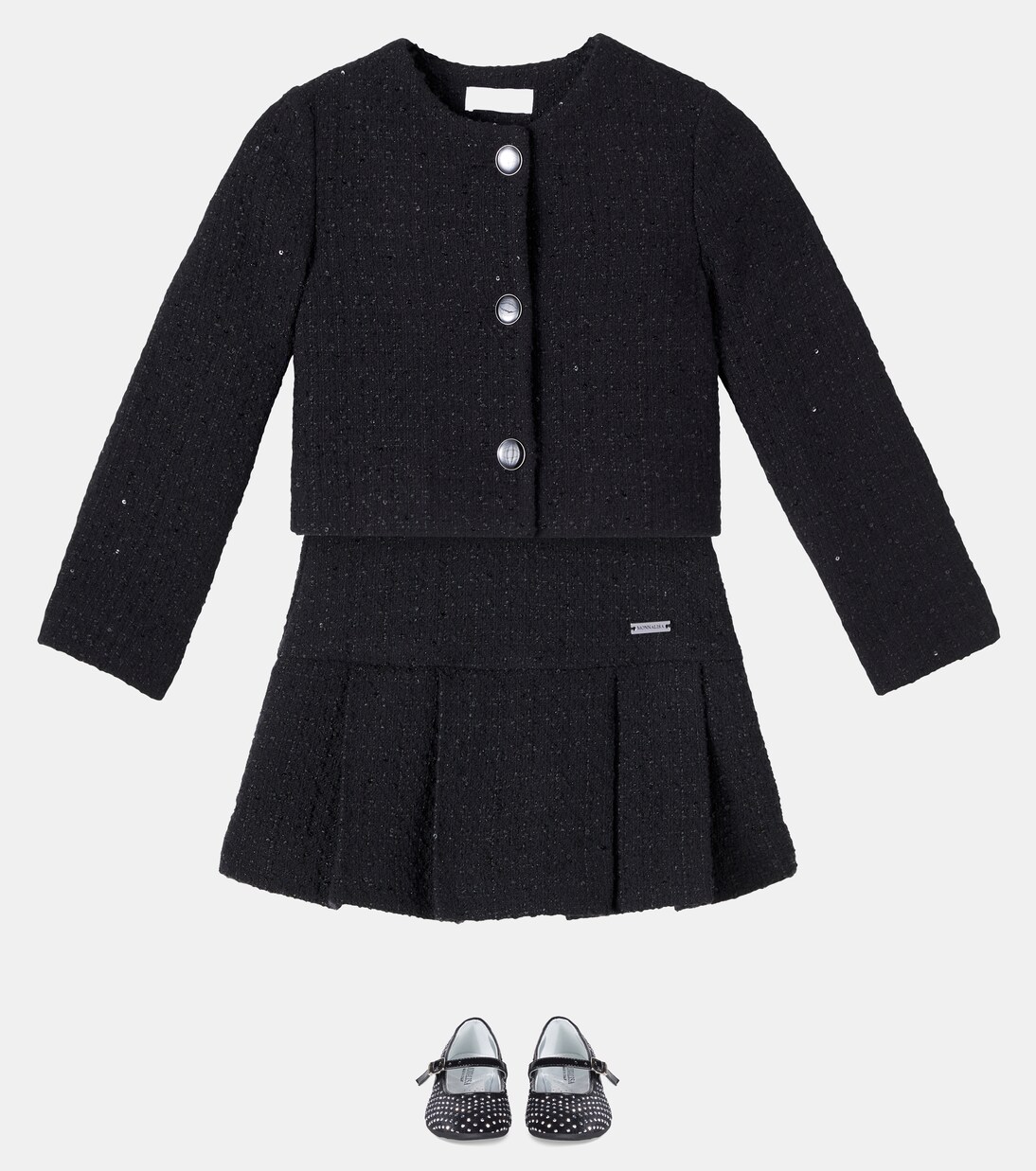 Veste en bouclé à sequins | Monnalisa