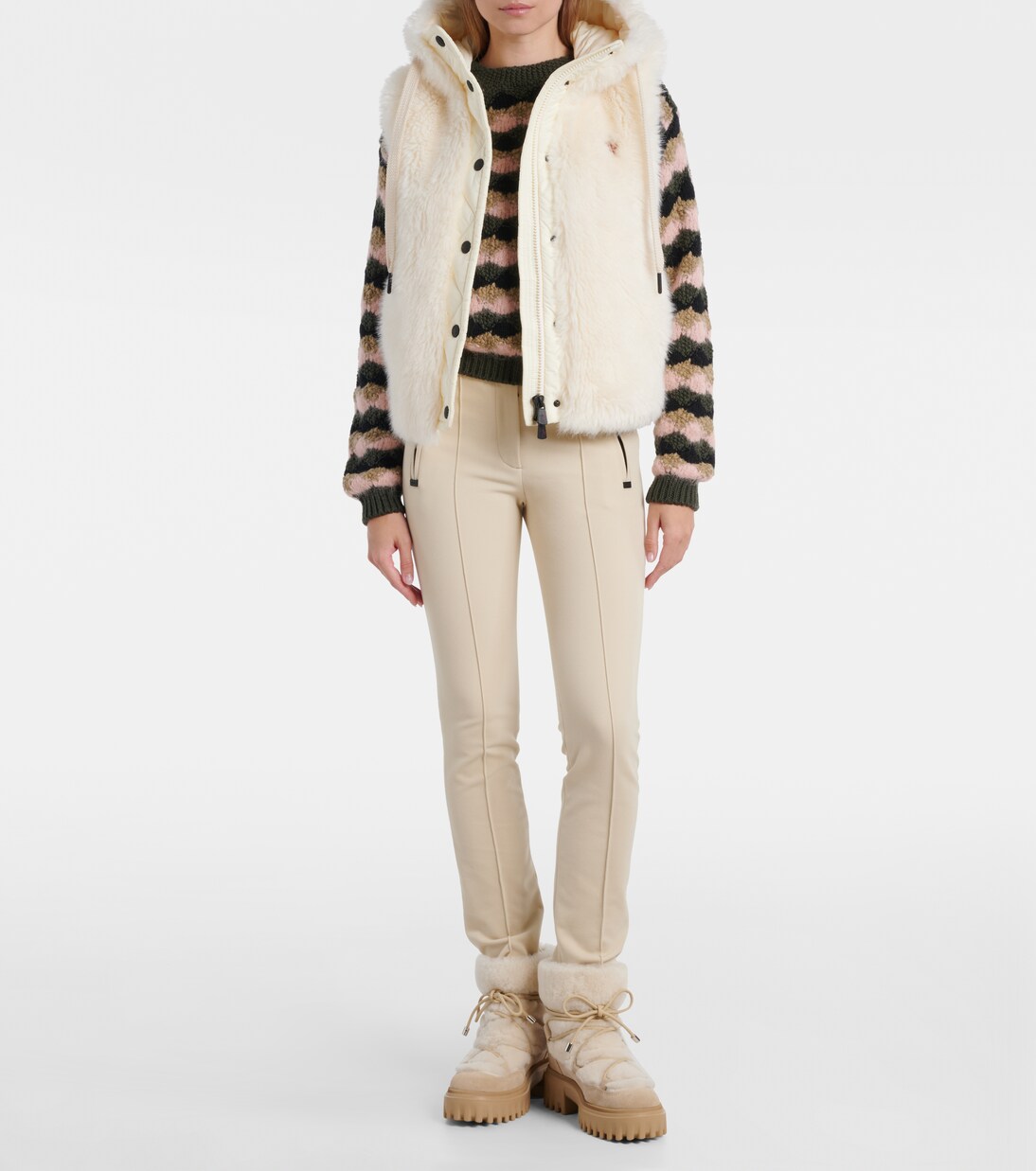Striped wool and alpaca-blend sweater | Moncler Grenoble