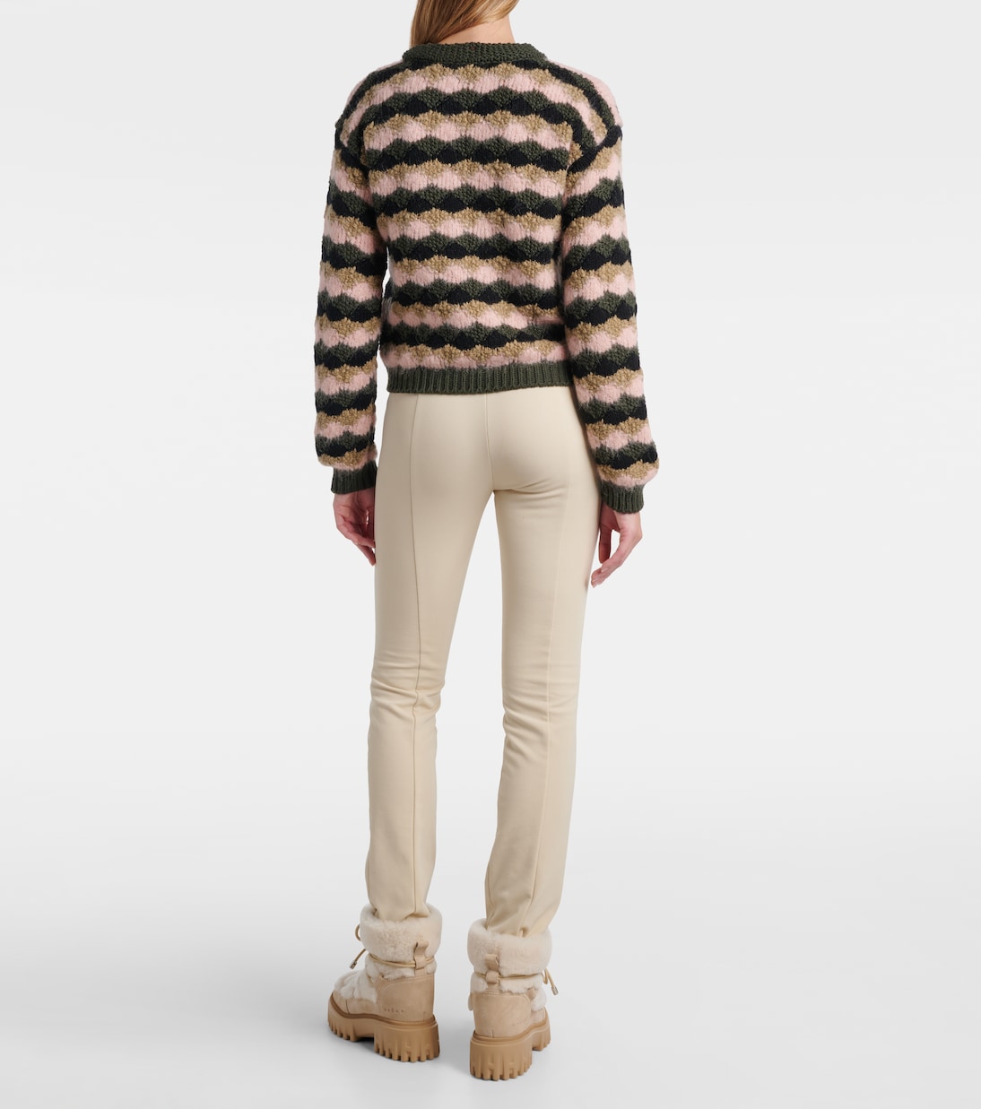 Striped wool and alpaca-blend sweater | Moncler Grenoble