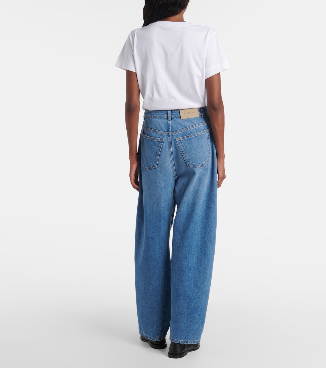 High-Rise Barrel Jeans Cocoon  | Givenchy