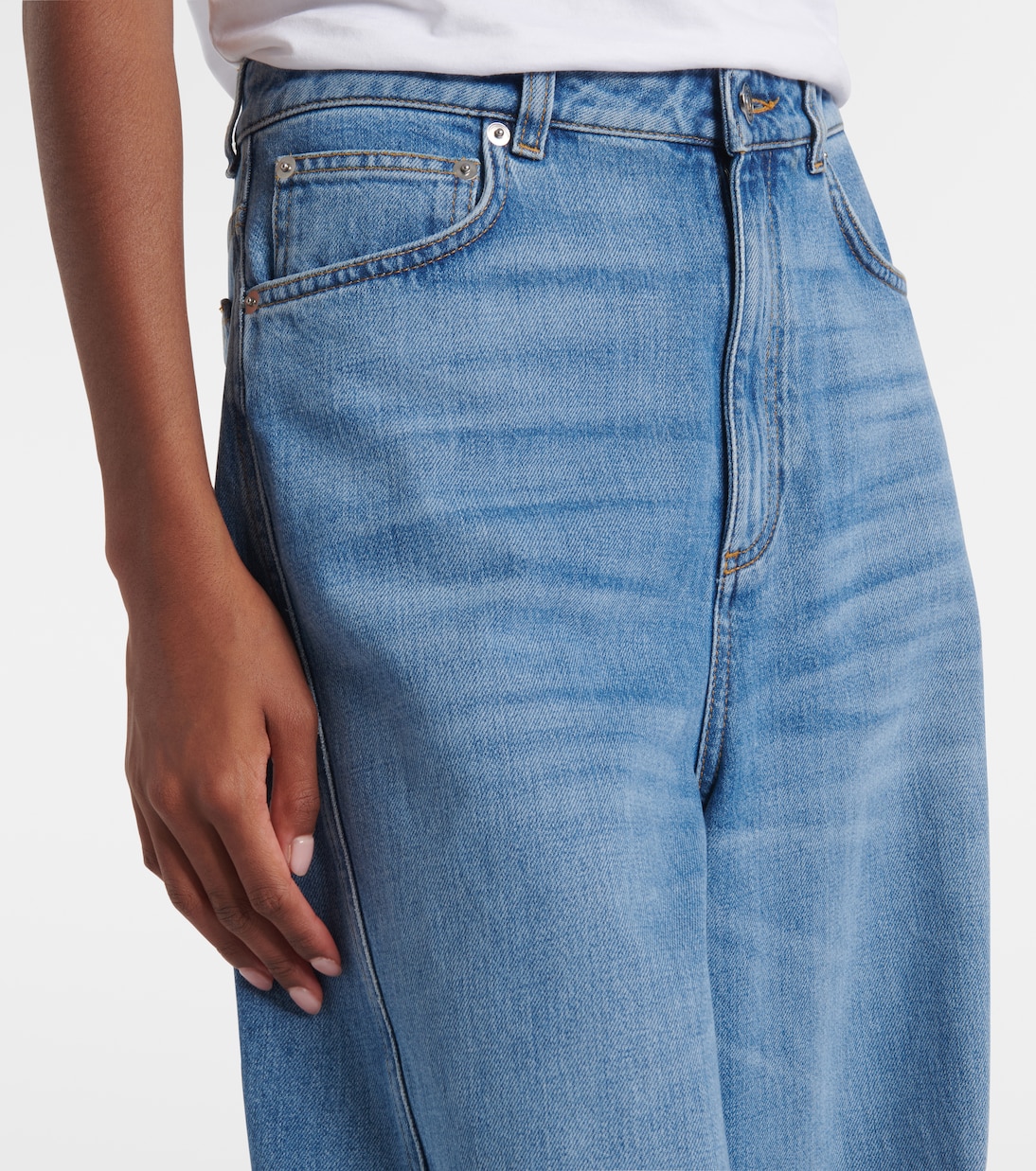 High-Rise Barrel Jeans Cocoon  | Givenchy