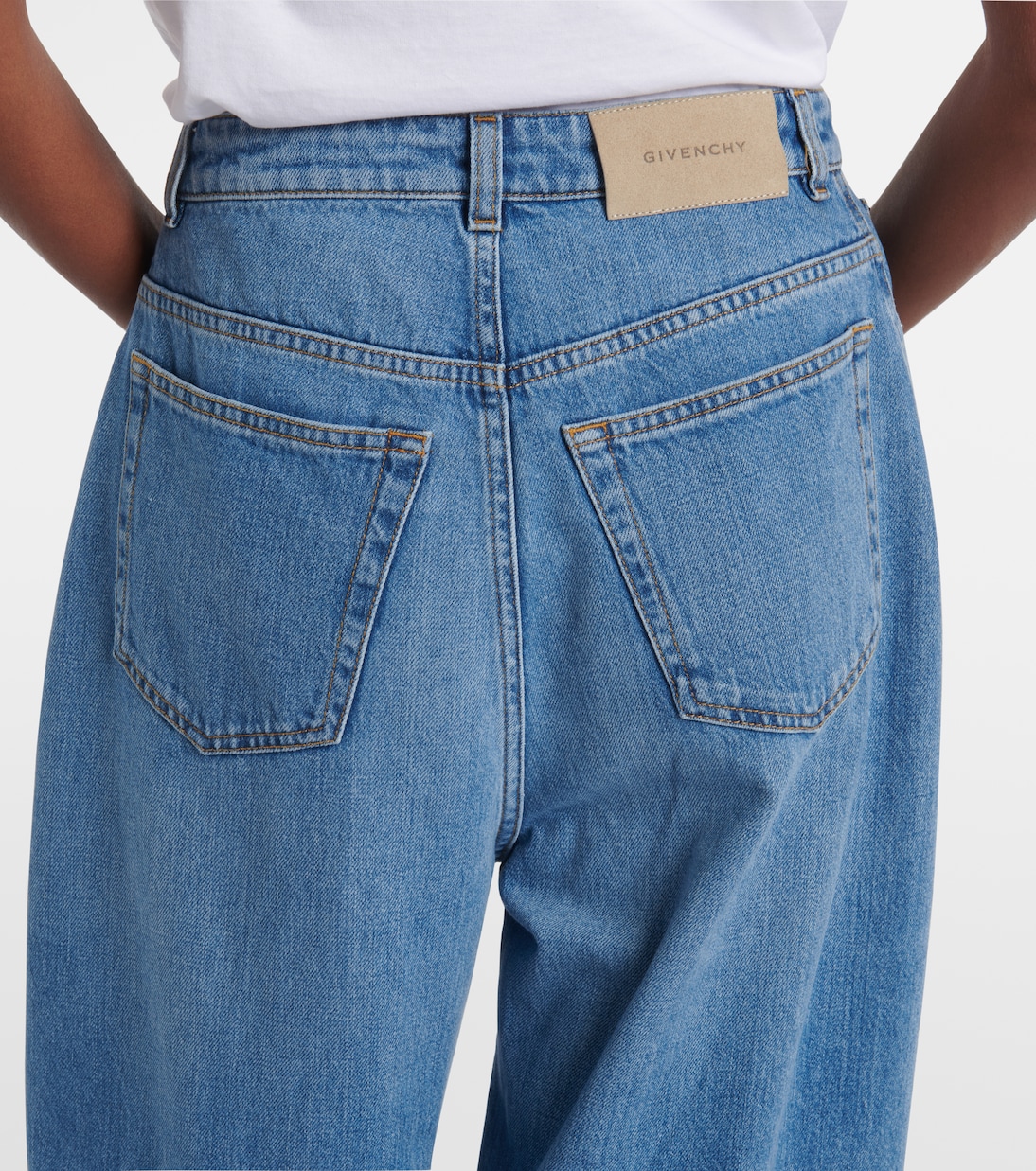 High-Rise Barrel Jeans Cocoon  | Givenchy