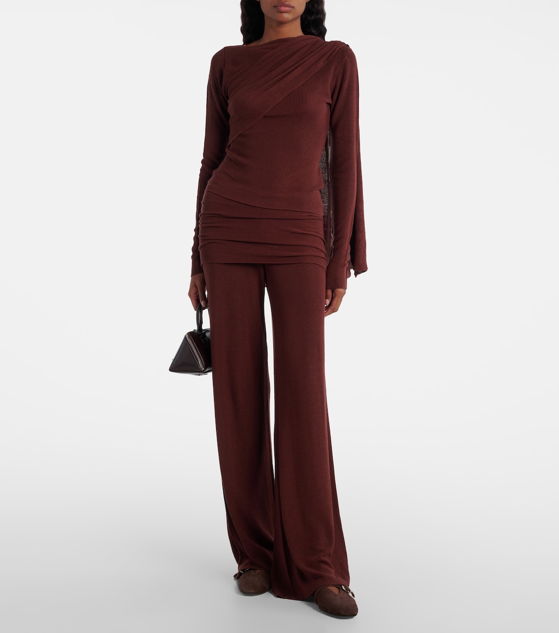 Weite Hose aus einem Seidengemisch | Aya Muse