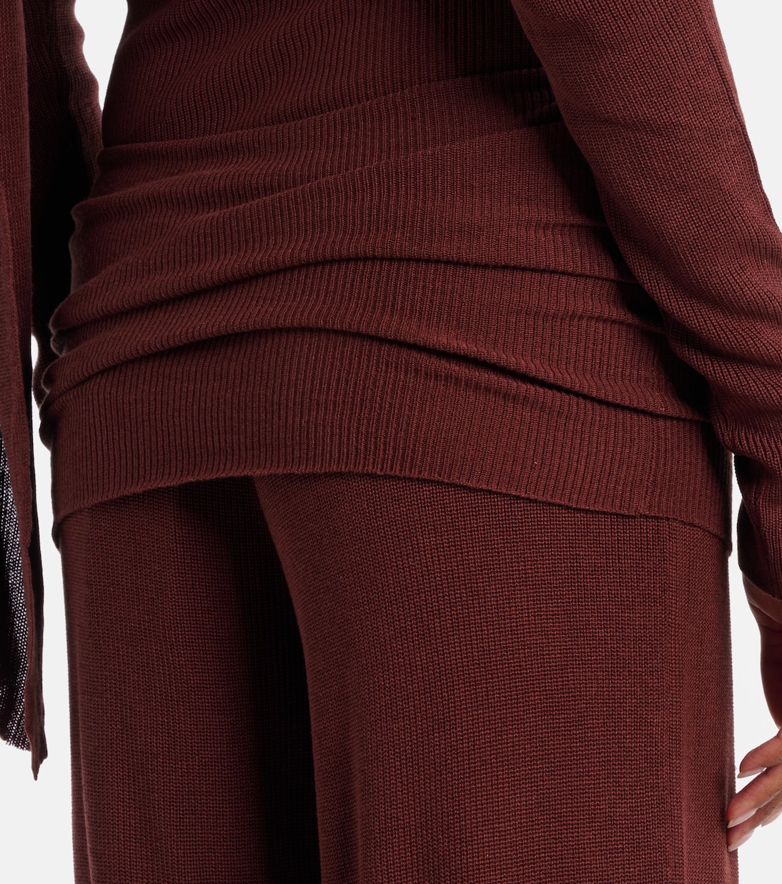 Weite Hose aus einem Seidengemisch | Aya Muse