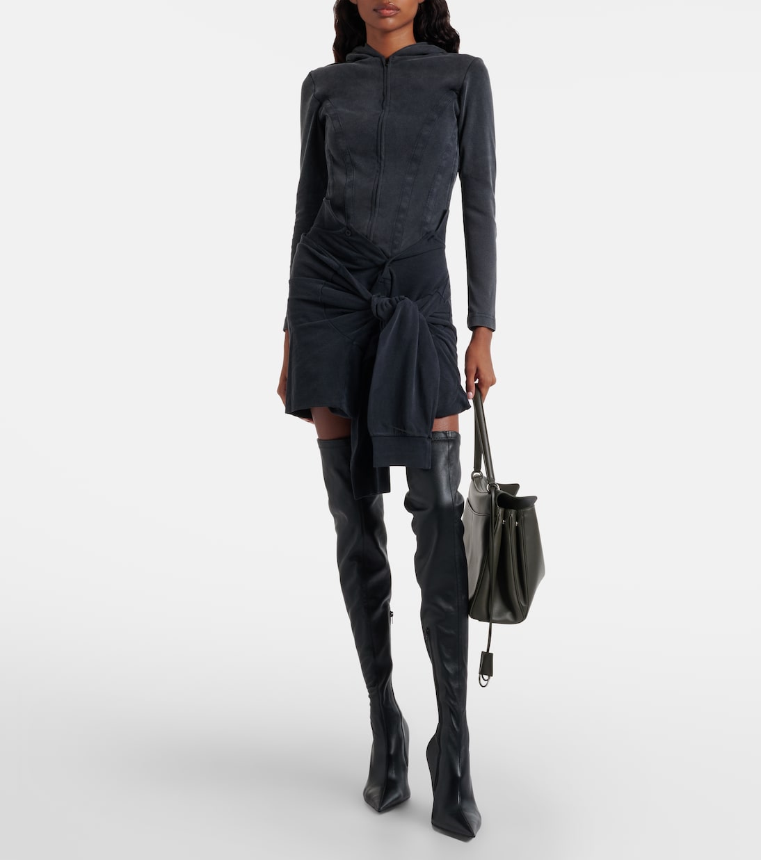 Kapuzenjacke aus Baumwoll-Jersey | Balenciaga