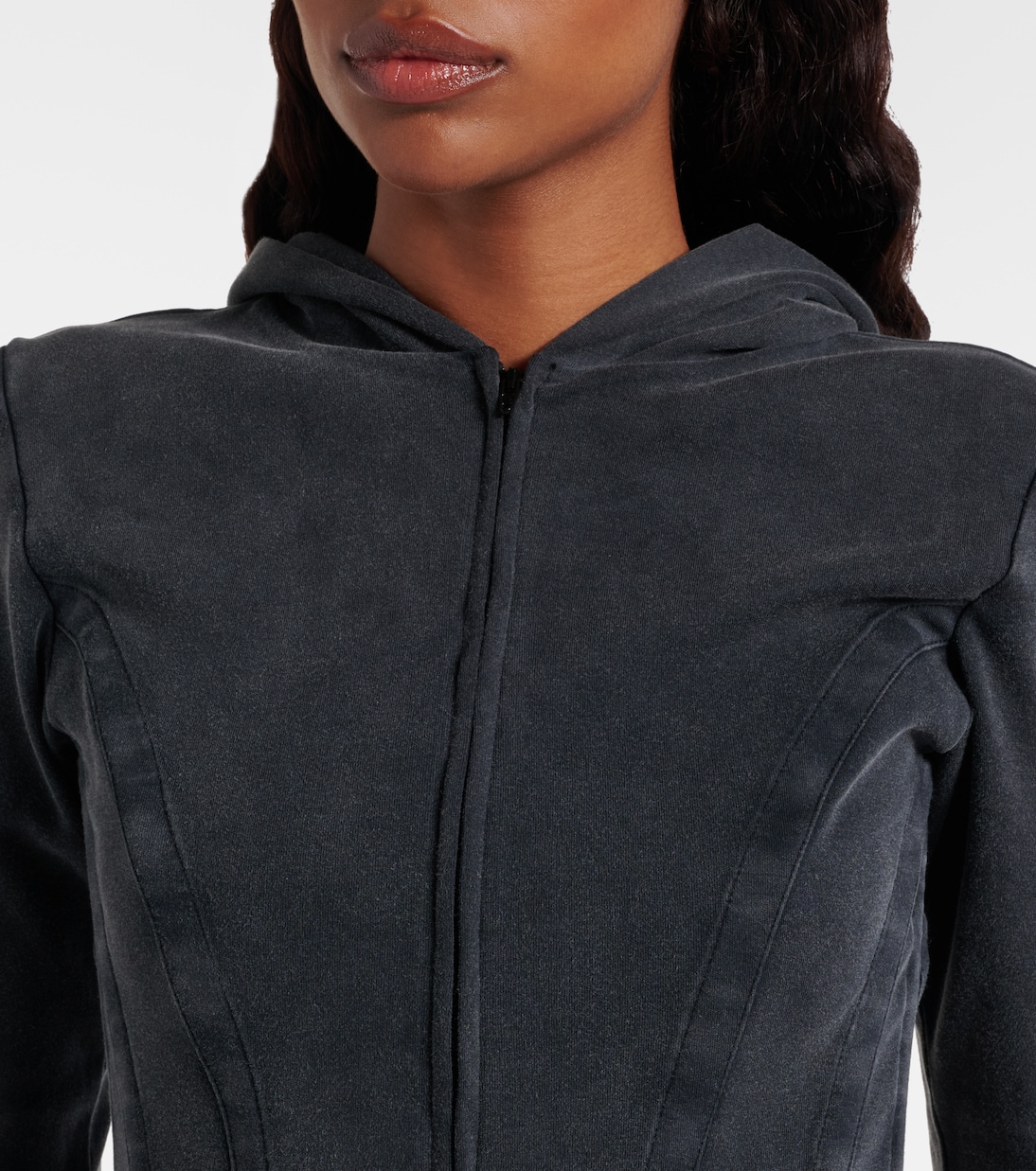 Kapuzenjacke aus Baumwoll-Jersey | Balenciaga