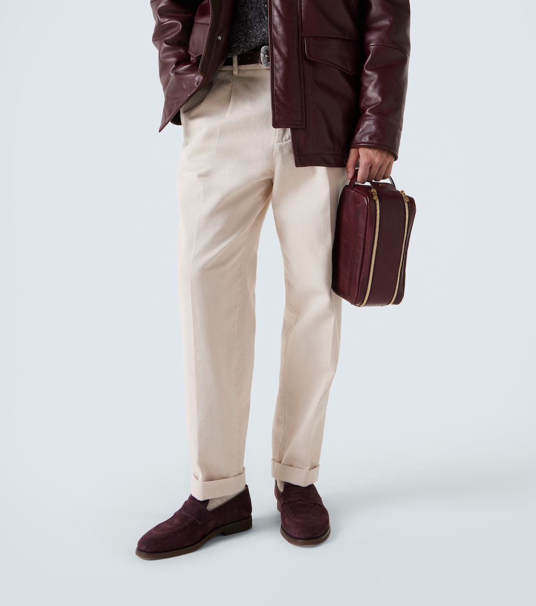 Kosmetiketui aus Leder | Brunello Cucinelli