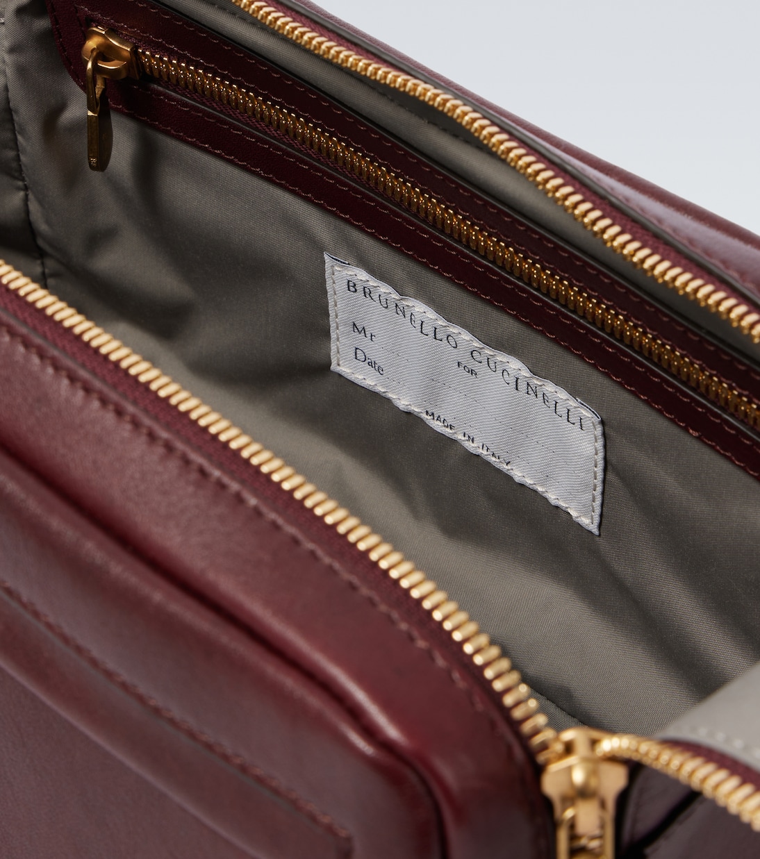 Kosmetiketui aus Leder | Brunello Cucinelli