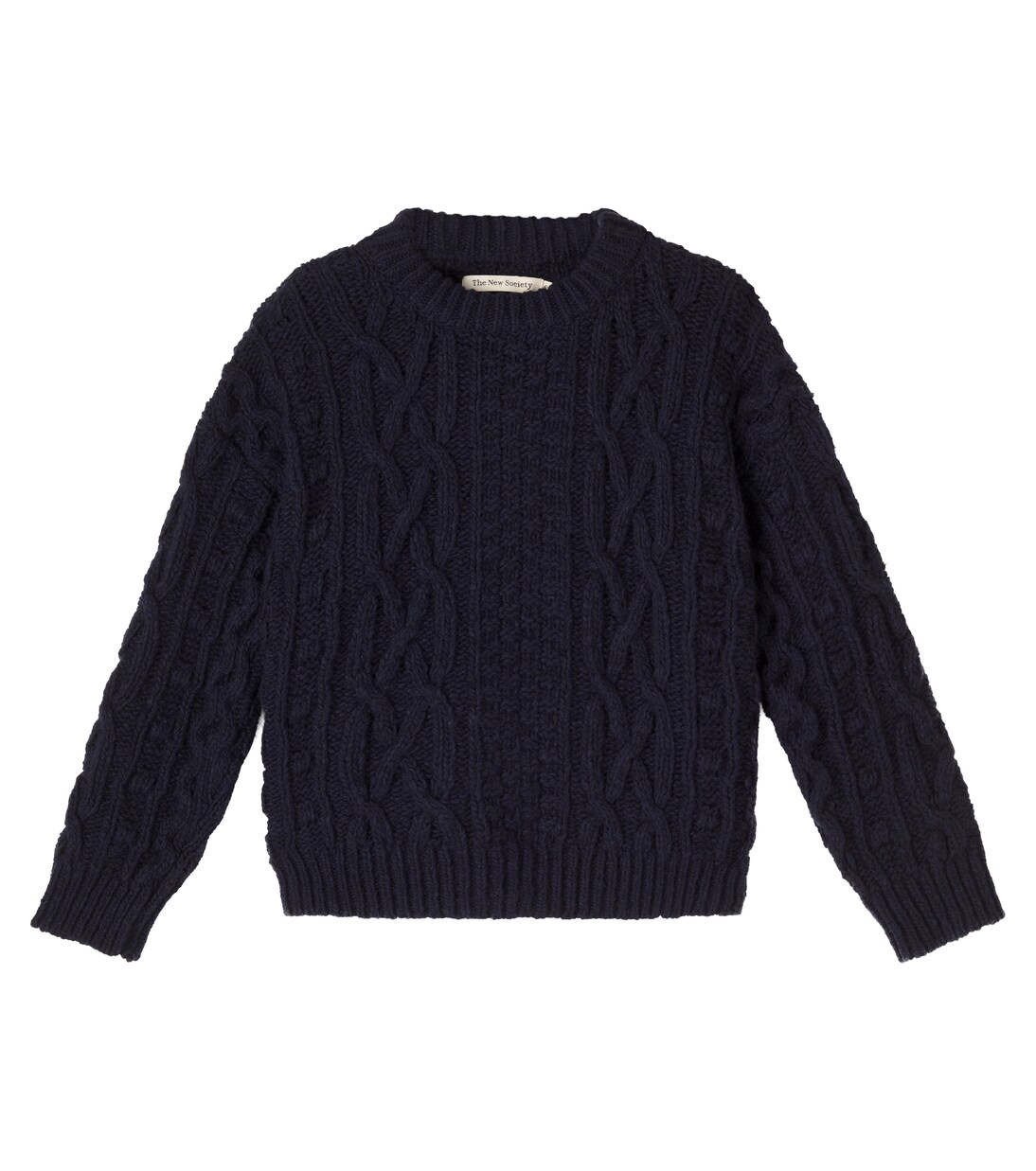 Maria cable-knit wool-blend sweater | The New Society