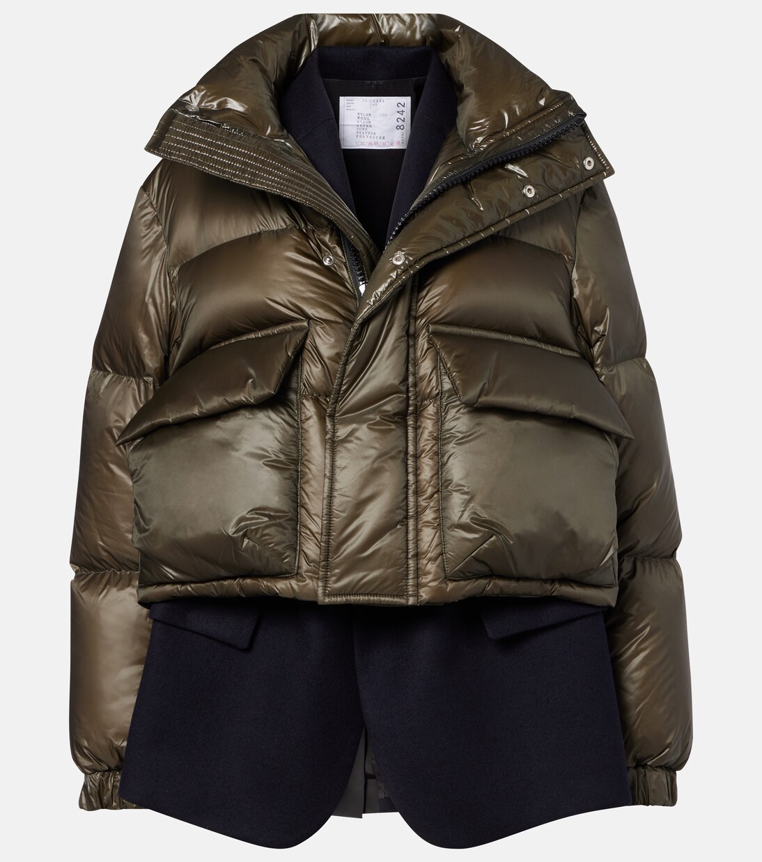Daunenjacke mit Wolle | Sacai