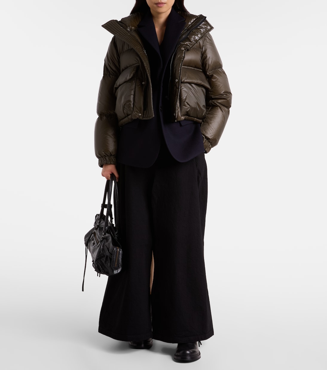 Daunenjacke mit Wolle | Sacai
