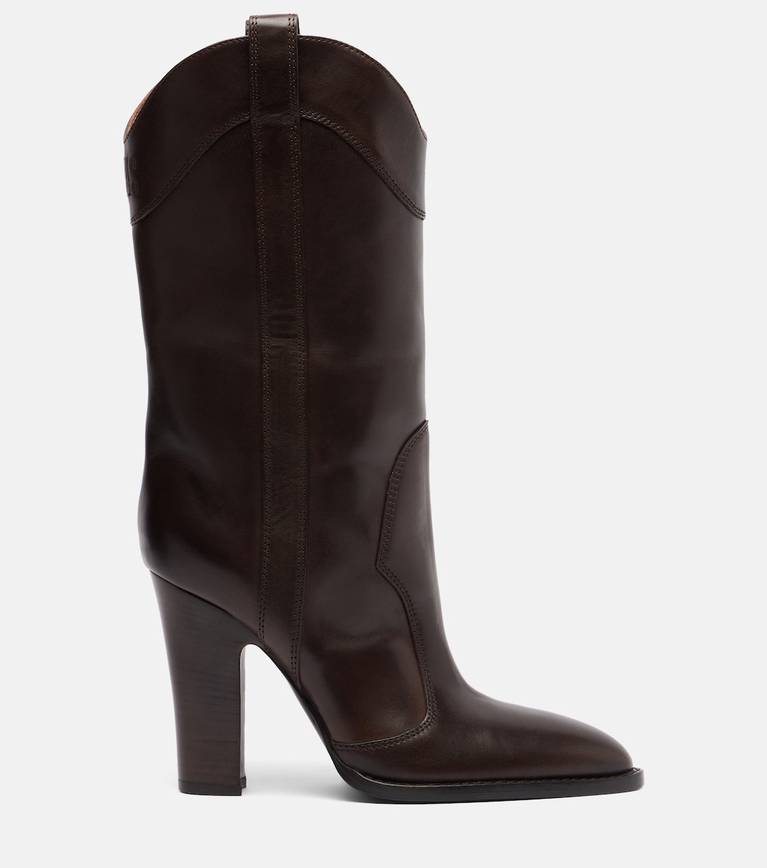 Lavinia 100 leather mid-calf boots | Paris Texas
