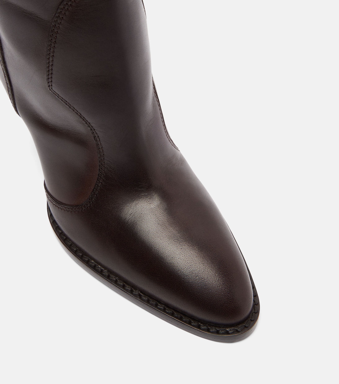 Lavinia 100 leather mid-calf boots | Paris Texas