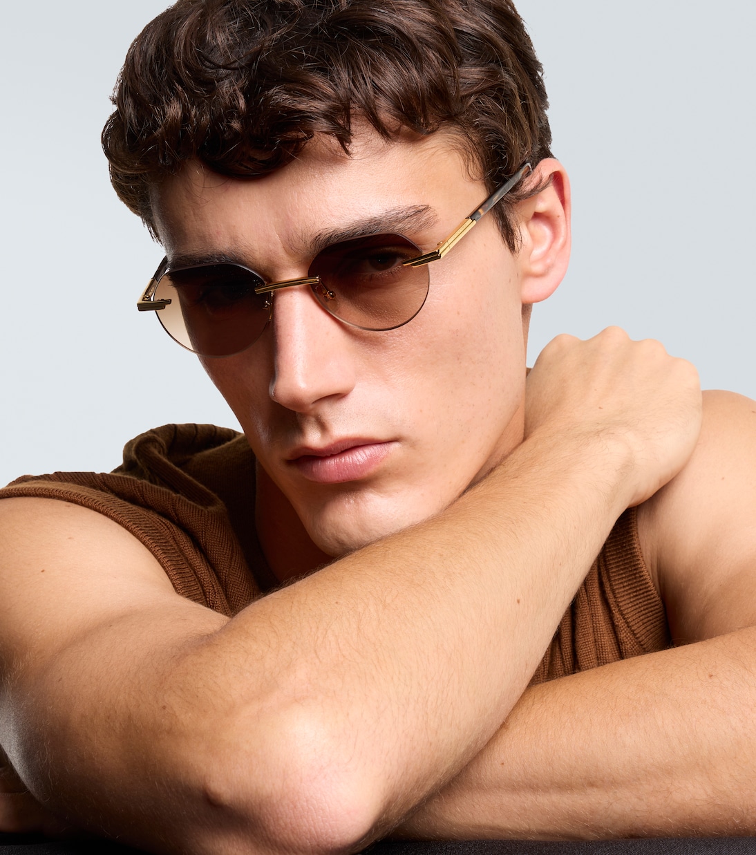 Lunettes de soleil Glasant rondes  | Bottega Veneta