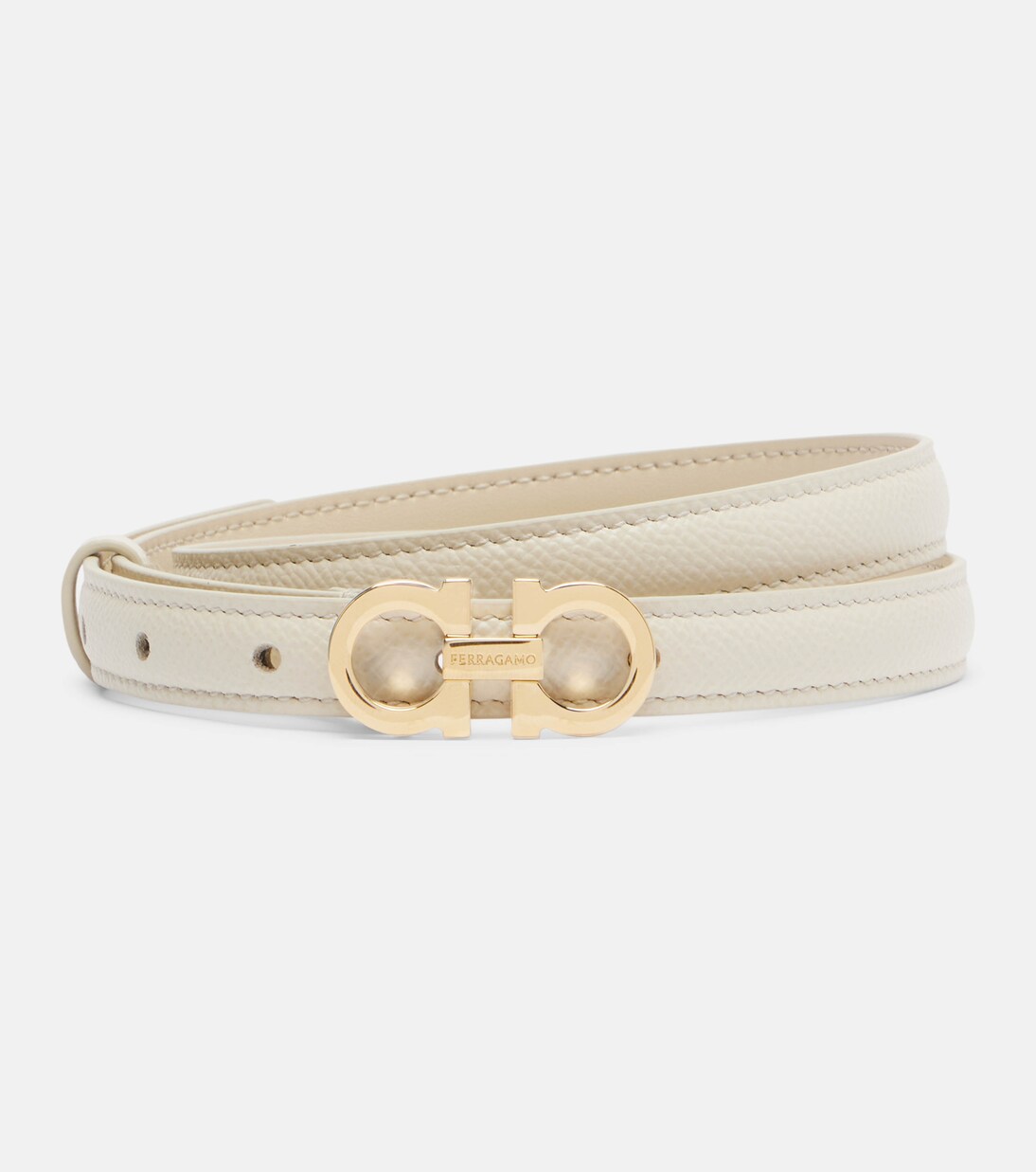 Gancini leather belt | Ferragamo