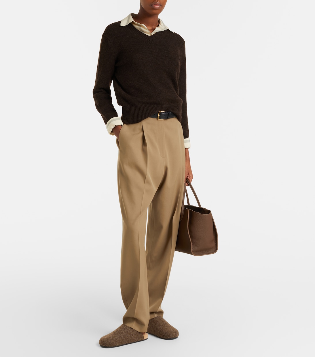 Marlo 12 leather tote bag | The Row