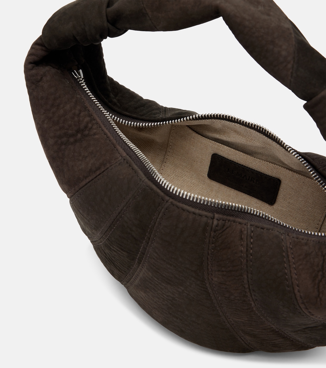 Fortune Croissant Mini leather shoulder bag | Lemaire