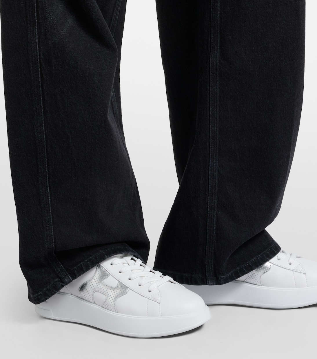 Hogan Rebel leather platform sneakers | Hogan